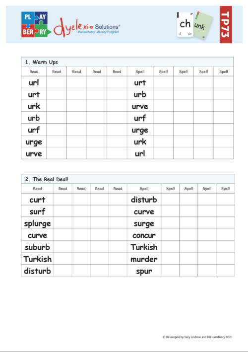 Playberry T3 Chunk Sheets - Image 3