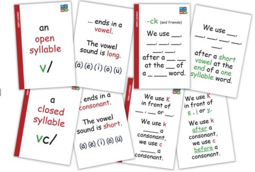 Playberry T3 Student Reading, Spelling and Concept Card Pack Set