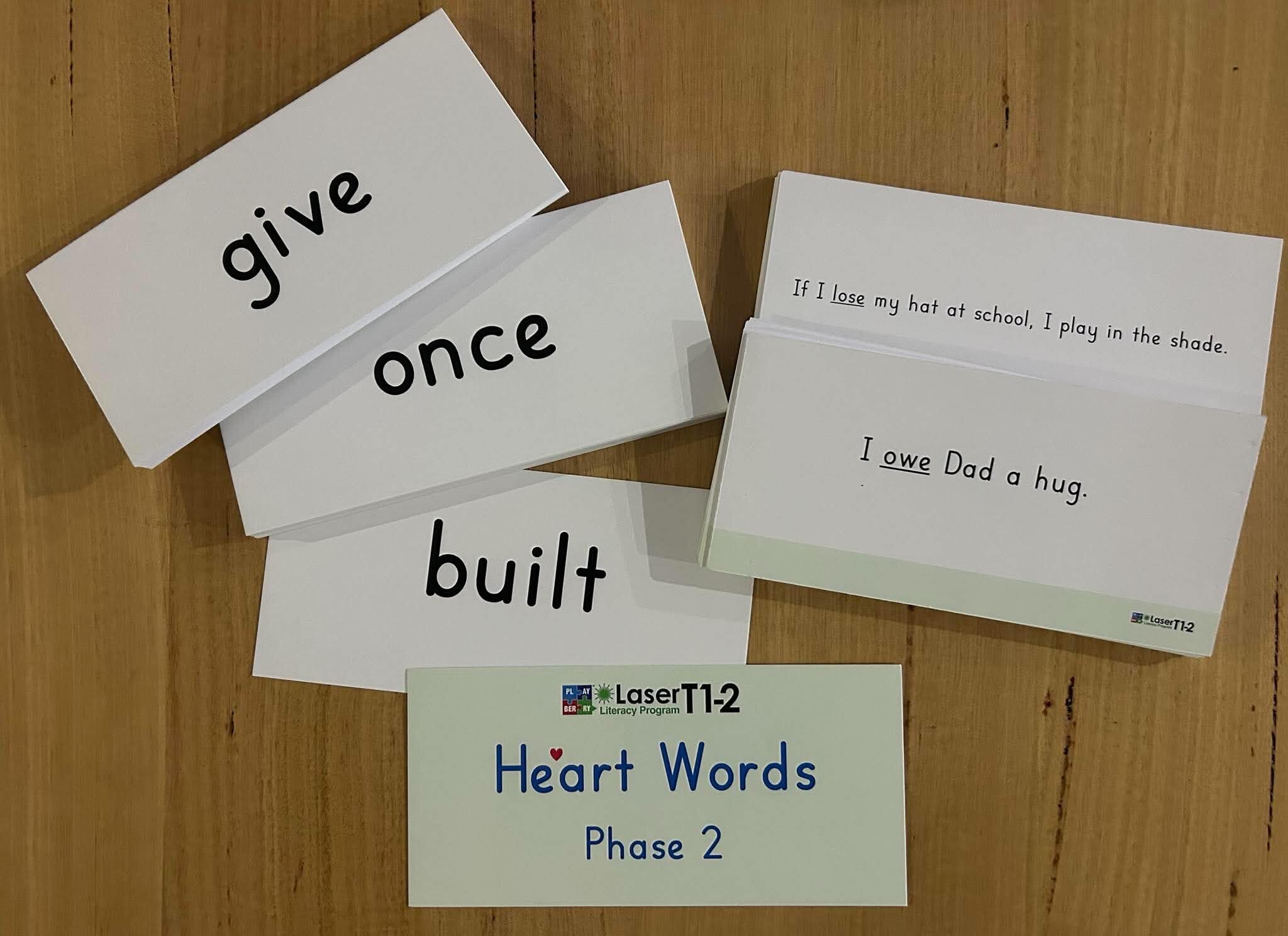 Phase 2 Heart Word Deck